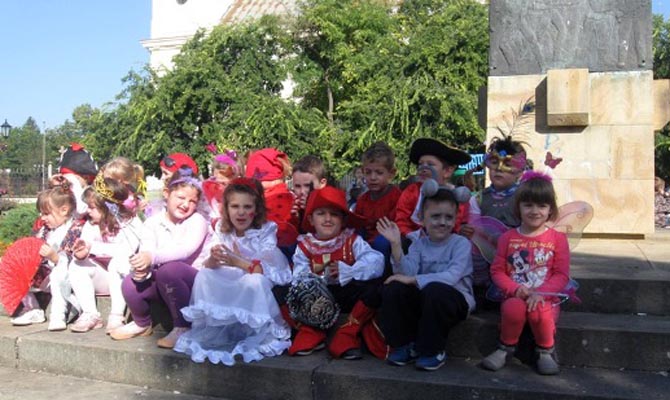 Óvodások a parkban 2015. október 5.